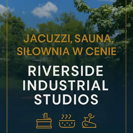לינה וארוחת בוקר Riverside Industrial - Sauna - Gym -air-conditioning-spa-fitness 4*